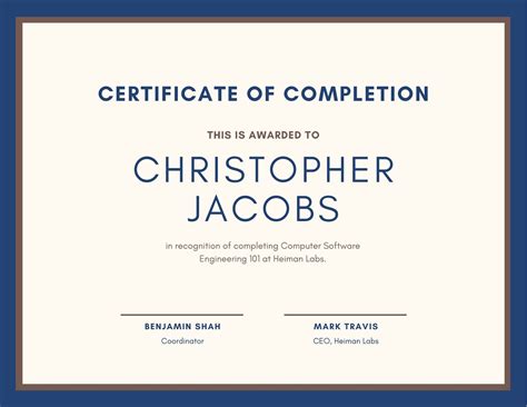 Image result for Computer Certificate Example