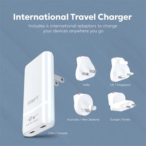 Elite Globe Slim 67W GaN3 Charger – Ultra Compact Fast Charging Adapter ...
