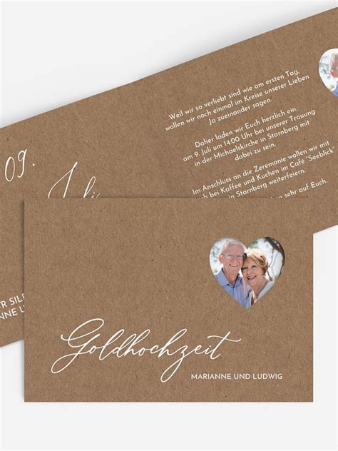 Goldene Hochzeit Einladung Spruch