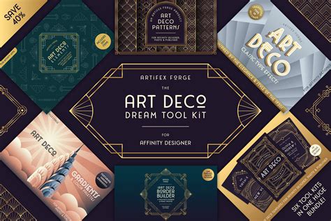 Art Deco Design Affinity Tool Kit for Affinity Designer