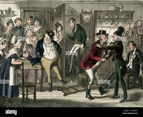 The Posthumous Papers of the Pickwick Club by Charles Dickens. Caption ...