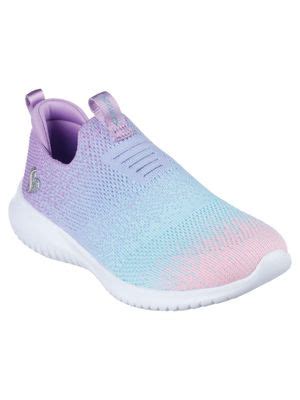 Buy SKECHERS Girls Ultra Flex - Color Perfect Purple Slip-On Online