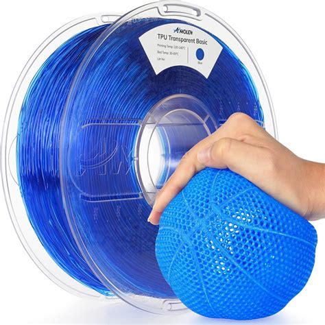 Amazon.com: AMOLEN 95A TPU 3D Printer Filament 1.75mm, High Hardness ...