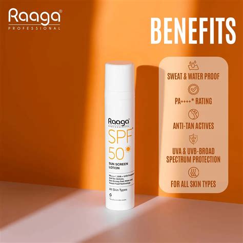 SPF 50 Sunscreen Lotion PA++++ – Raaga Professional – Beauty Planet