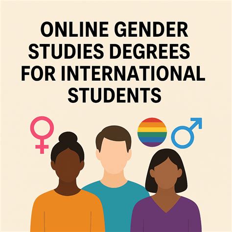 Online Gender Studies Degrees for International Students - Societyopedia