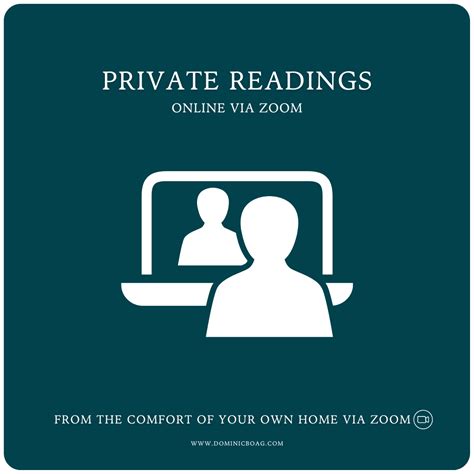 Online Zoom Reading – 6th of August – Dominic Boag