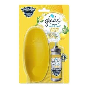 Glade Touch & Fresh Aerosol Air Freshener for Bathroom, Lemon Fresh ...