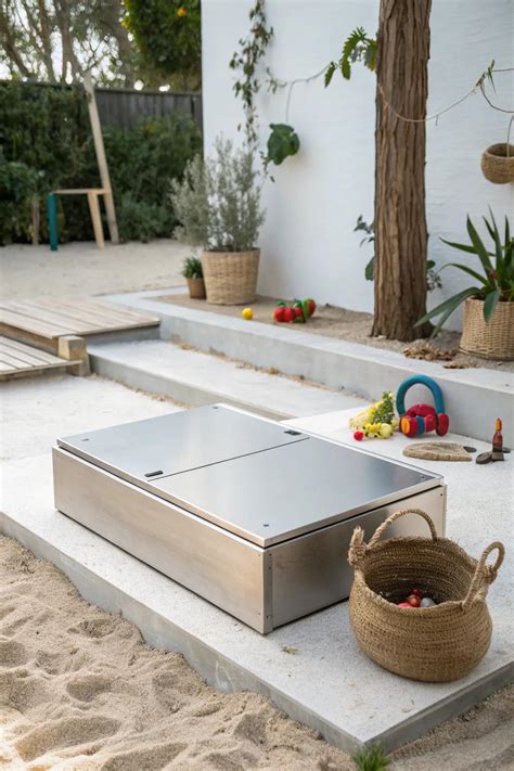 18+ Creative DIY Sandbox Cover Ideas - Moss & Twine