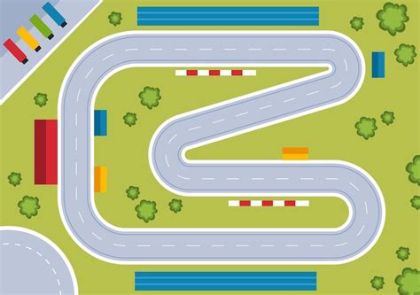 Cartoon race tracks Images - Free Download on Freepik