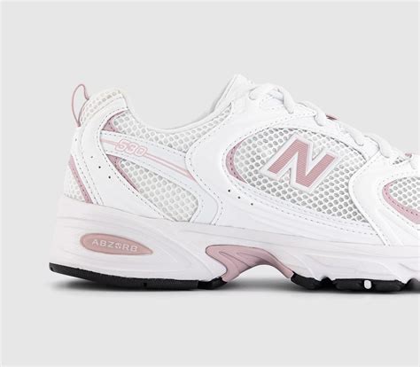 New Balance 530 Trainers White White Pink - Women's Trainers