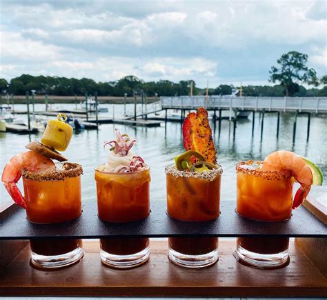 Salty Dog Bloody Mary Bar, The Salty Dog, Hilton Head, 27 October 2024 ...