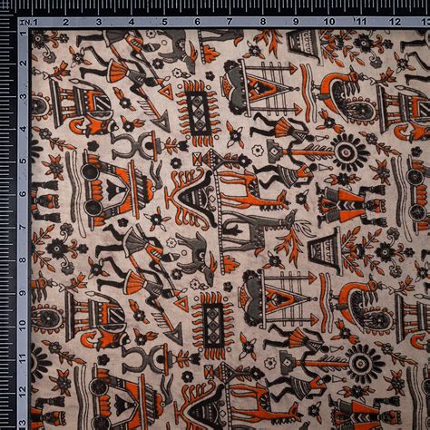 Buy Multi Color Traditional Pattern Screen Printed kalamkari Cotton ...