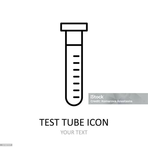 Outline Drawing Of Test Tube Vector Drawing Stock Illustration ...