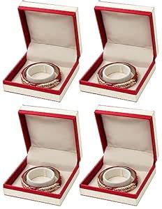 LUCES Satin Makeup Jewellery Storage Box Bangle Chudi Bracelet Chains ...