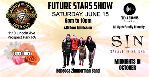 Future Stars Show at Marty Magees Prospect Park PA, Marty Magee's ...