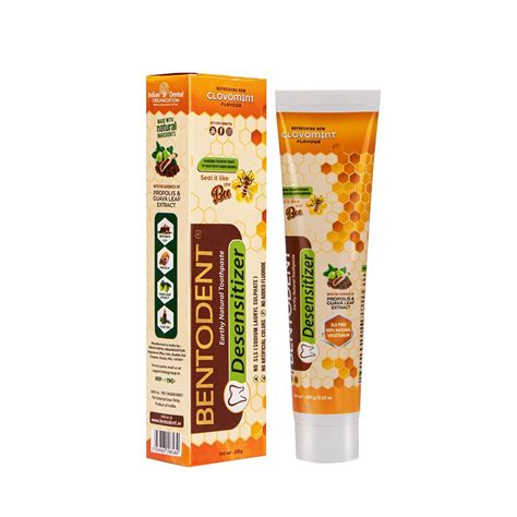 Buy Bentodent Toothpaste - Desensitizer Natural Sensitivity Relief ...