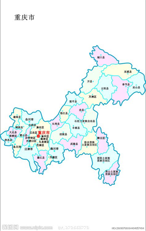 重庆市地图各区县位置,重庆市各区县分布,重庆市市区_大山谷图库