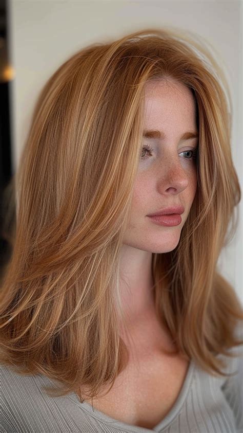 25 Warm and Inviting Dirty Blonde Hair Color Ideas | Light red hair ...