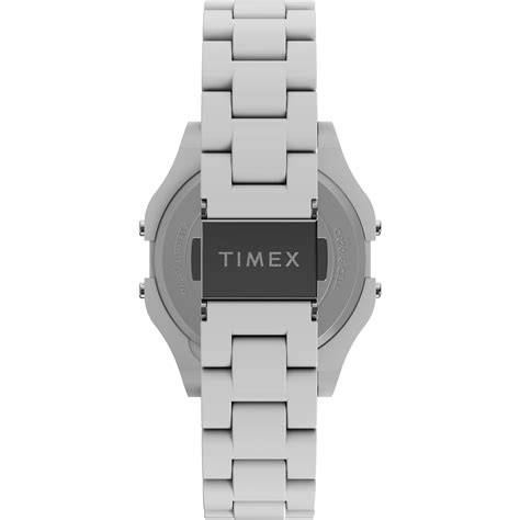 TIMEX Grey Rectangle Dial Digital Unisex's Watch - TW2V20100UJ