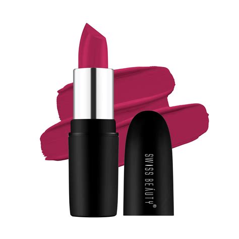 Swiss Beauty Pure Matte Lipstick HOT-PINK – Soni Cosmetics