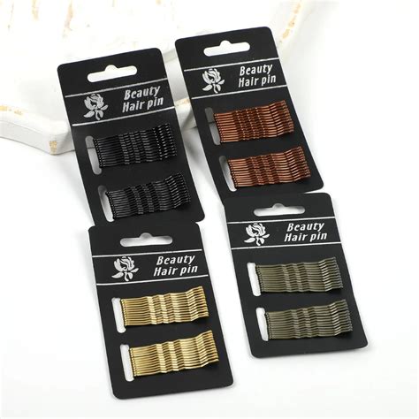 5cm Rubber Tip Wire Clip Wave U Hair Pins For Women Bobby Clips - Buy ...