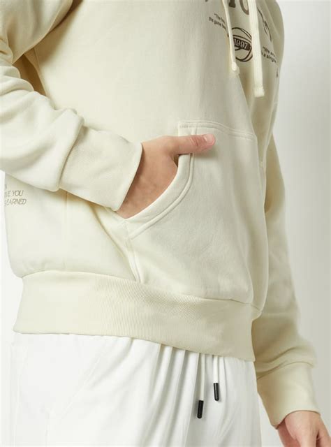 Buy Men Back Print Hooded Athleisure Sweatshirt Online at just Rs. 1299 ...