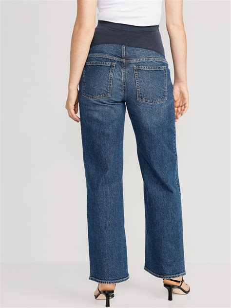 Maternity Wide Leg Jeans at Adolfo Scanlan blog
