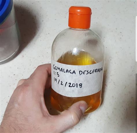 Disolución goma laca - Acabados - Foromadera
