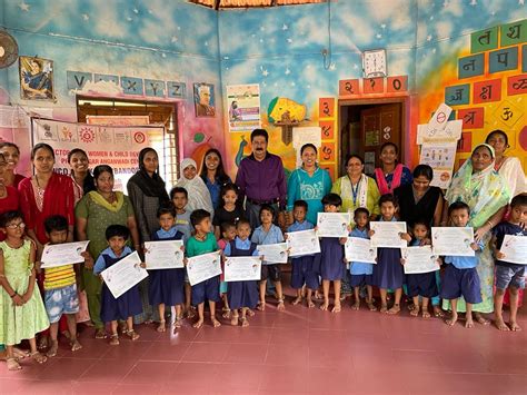 Certificates Distribution to Anganwadi Students – Goa Multi Faculty College