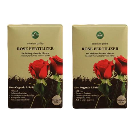 TrustBasket Rose Fertilizer (450gm) | Rose Plant Food For Flowering Pl