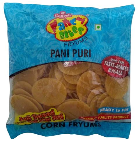 Ganesh Papad Fancy Bites Fryums - Pani Puri, 150g Pouch : Amazon.in ...