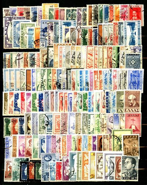 GRECIA - INIZIO DI COLLEZIONE DI 200 FRANCOBOLLI DIFFERENTI - LOTTO/26295