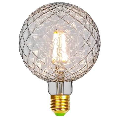 Tianfanled Bulbs Vintage 4w Warm White 2700kelvin Big Globe Crystal ...