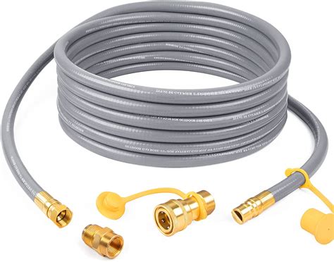 Amazon.com : SHINESTAR 1/2" ID Natural Gas Hose (24 Feet), Low Pressure ...