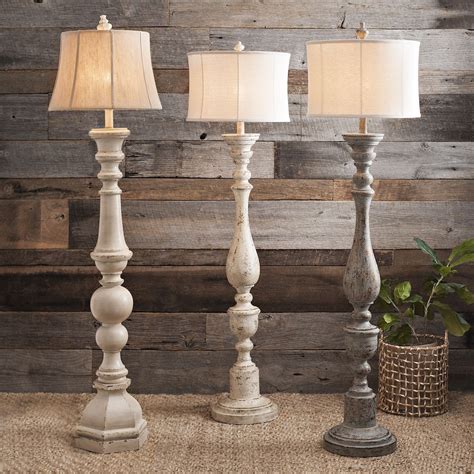 Reclaimed Wood Floor Lamp