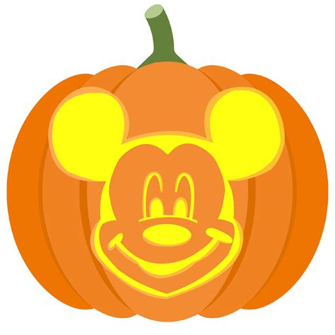 Mickey Mouse Pumpkin Carving Patterns