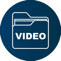 Video - Free files and folders icons