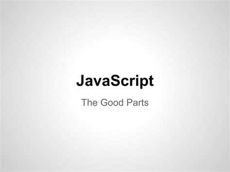 Image result for JavaScript Good Parts