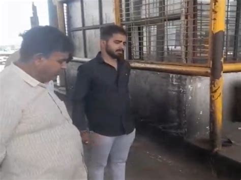 Reconstruction of the accused involved in the brawl at Vartej Toll Plaza