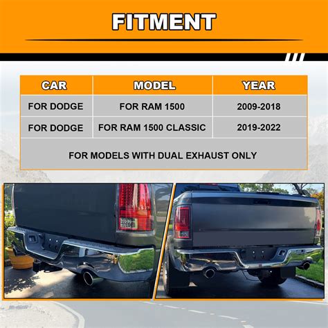 NEW Complete Steel Chrome Rear Step Bumper Assembly | Ubuy India
