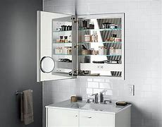 Image result for Install Kohler Bathroom Mirror Red Medicine Cabinet