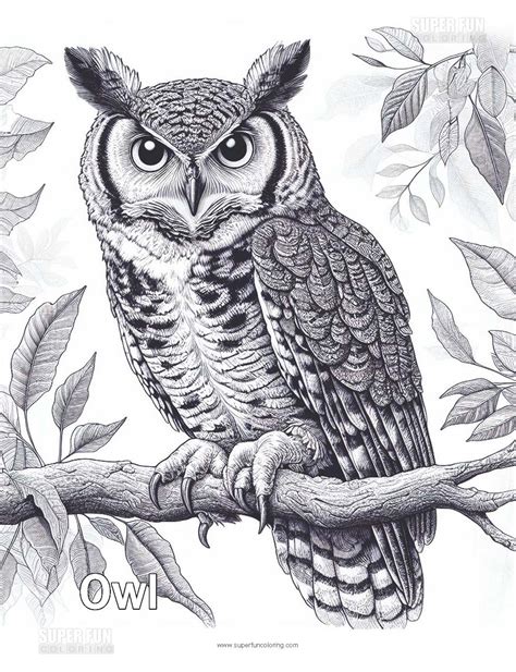 Realistic Animals Coloring Pages