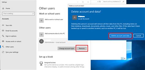 Remove Local User 的图像结果