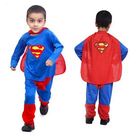 Superman Kids Costume | Superman Costume Toddler | 3 Pcs