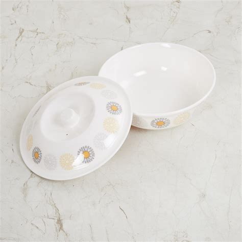Buy Meadows Siena Serving Bowl- White- Melamine- 20 x 12 cm from Home ...