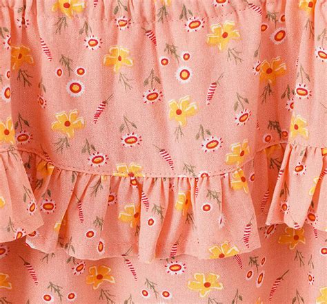 Ed-a-Mamma Sustainable Girls Floral Tier Top