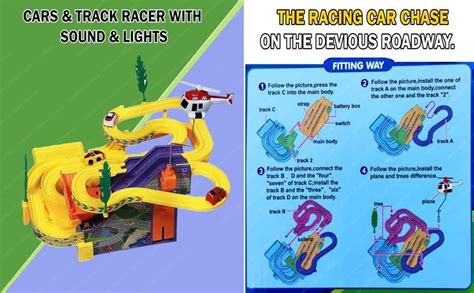 FunBlast Track Racer Racing Cars Toy for Kids - Ramp Racing Toy Car ...