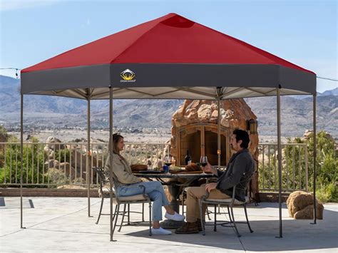 Amazon.com : CROWN SHADES 14x14 Pop up Gazebo, Patented Center Lock 6 ...