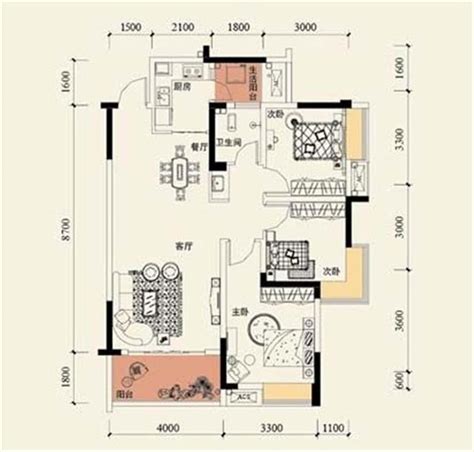 60平方房子设计图,60平方农村房图,60平方自建房图_大山谷图库