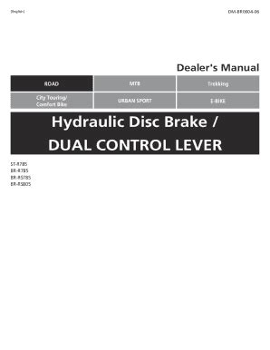 Fillable Online Shimano Di2 ST-R785 shifters how to adjust reach and ...
